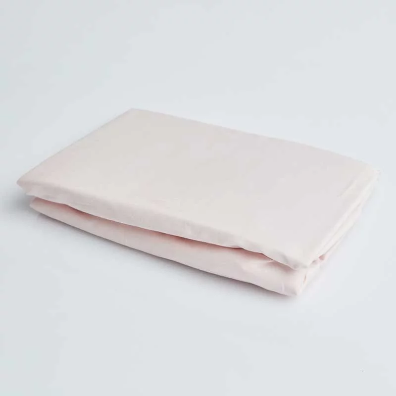 Cotton Sateen Fitted Sheet Soft Pink 8
