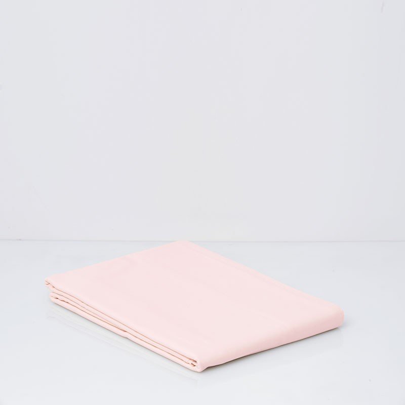 Cotton Sateen Flat Sheet Soft Pink 2