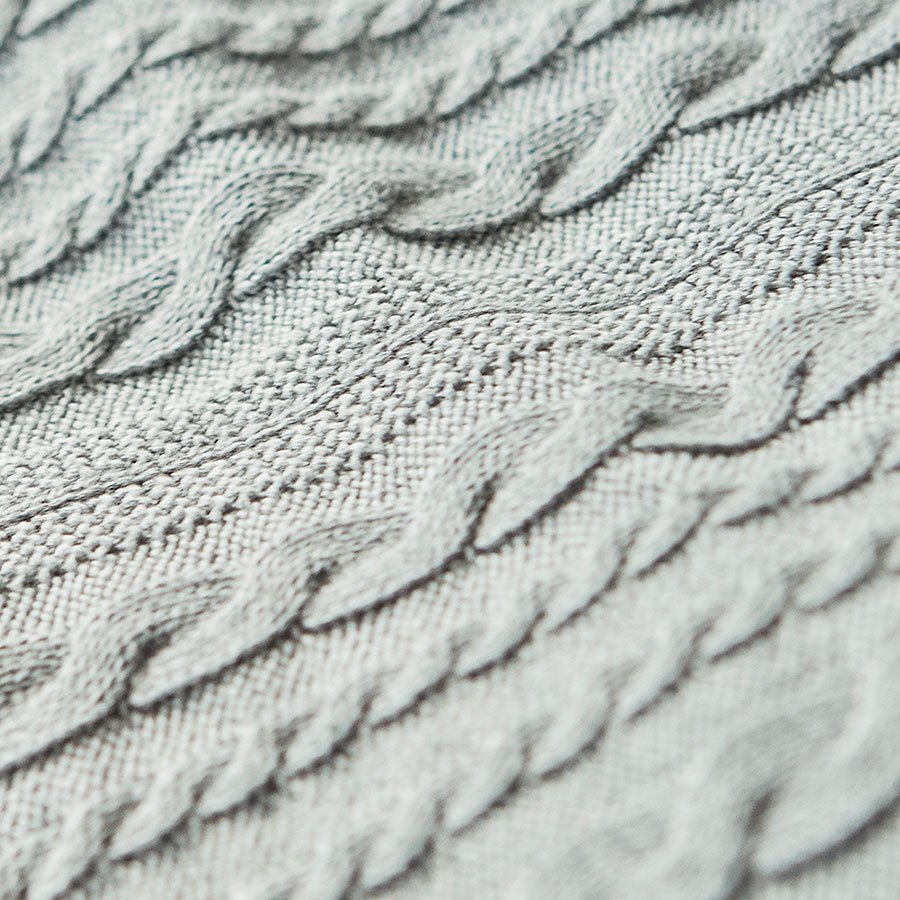 Fabrics cotton cable knit